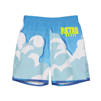[PMTYD] -  Ocean Blue MELANGE Recycled Swim Trunks - Thumbnail 31