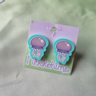 Jellyfish earrings