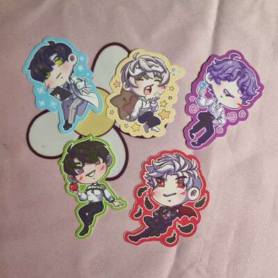 Love and deepspace stickers