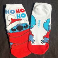 Christmas Lilo and Stitch No-Show Socks - Thumbnail 1
