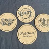 Cork Anime Quote Coasters - Thumbnail 1