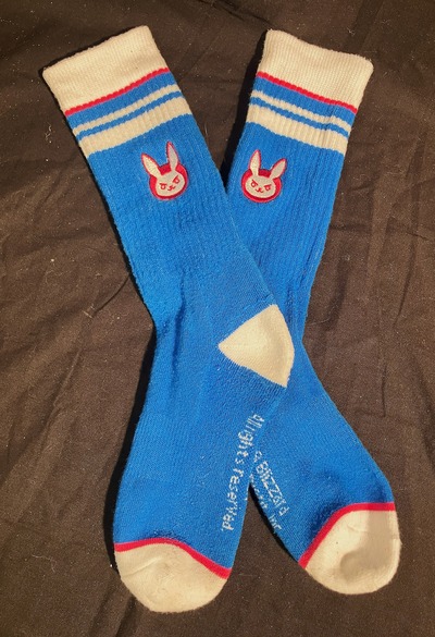 Overwatch's D'va Calf Socks