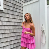 Lovely Tiered Short Homecoming Dresses - Thumbnail 1