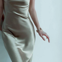 Classic Spaghetti Straps Champagne Prom Dresses  - Thumbnail 2