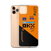 Oscar Piastri McLaren F1 race suit 2025 Clear Case for iPhone - Thumbnail 2
