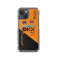 Oscar Piastri McLaren F1 race suit 2025 Clear Case for iPhone - Thumbnail 37