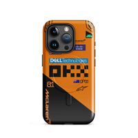 Oscar Piastri McLaren F1 race suit 2025 MagSafe tough case for iPhone - Thumbnail 6