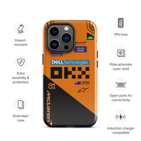 Oscar Piastri McLaren F1 race suit 2025 Tough Case for iPhone - Thumbnail 10