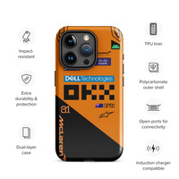 Oscar Piastri McLaren F1 race suit 2025 Tough Case for iPhone - Thumbnail 18