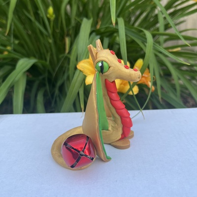 Jingle the christmas bell dragon