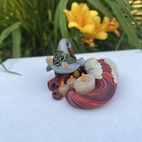 Noct the Sleepy Yule Candle Dragon - Thumbnail 3