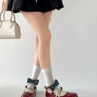 Cherry Red Ballet Style Mary Jane Shoes - Thumbnail 6