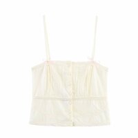 Bow embroidered camisole top - Thumbnail 3
