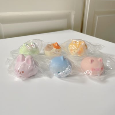 Mini animal squishy set