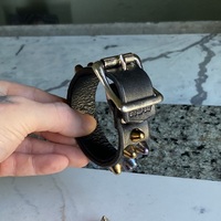 1”-buckle 2-1-2 rainbow short british studs wristband - Thumbnail 7