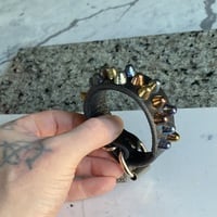 2-1-2 rainbow short british studs wristband - Thumbnail 3