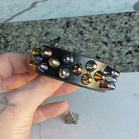 2-1-2 rainbow short british studs wristband - Thumbnail 5