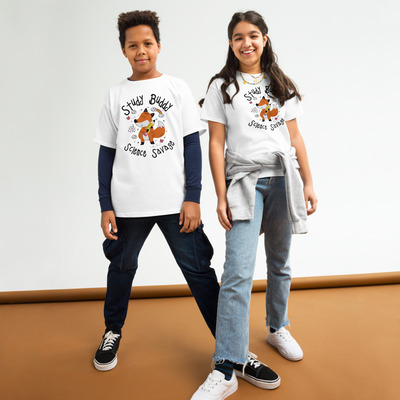 Study buddy science savage youth classic tee