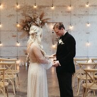 Beach Boho Wedding Dress, Polka Dots Bridal Dress Bridal Gown - Thumbnail 1