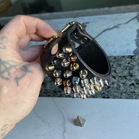 Chaotic Rainbow Short British Stud Cuff - Thumbnail 5