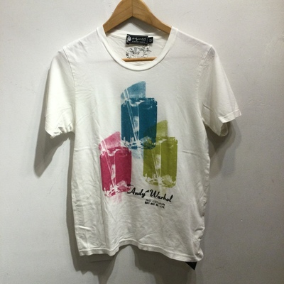 Men's Hysteric Glamour x Andy Warhol 2010 silkprinted tee