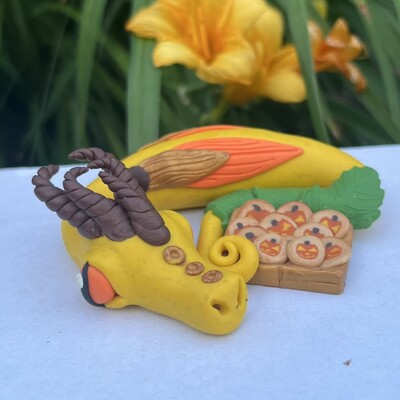 Callie the Pumpkin Cookie Dragon
