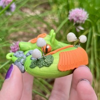 Rocco the Sleepy Forest Floor Dragon - Thumbnail 1