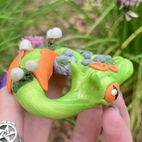 Rocco the Sleepy Forest Floor Dragon - Thumbnail 3