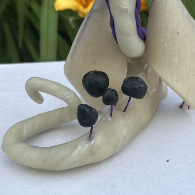 Inko the dark enchanted mushroom dragon