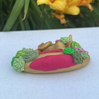 Rosetta the Sleepy Succulent Dragon - Thumbnail 2