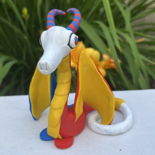 Pomni the Circus Clown Dragon