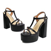 Strapy Stiletto Heeled Sandals - Thumbnail 5