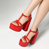 Strapy Stiletto Heeled Sandals - Thumbnail 3