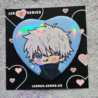 [Jujutsu Kaisen] Love Series - Heart Badge & Stickers - Thumbnail 1