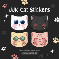 [Jujutsu Kaisen] Cat Series - Cat Badge & Stickers - Thumbnail 1