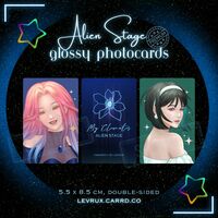 [Alien Stage] MiziSua Foil Artprint & Photocard - Thumbnail 1