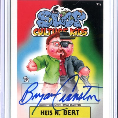 Slop culture kids bryan cranston - celebrity auto card - Thumbnail 1