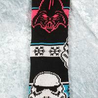 Star Wars Stormtrooper and Darth Vader Empire Calf Length Winter Socks - Thumbnail 2