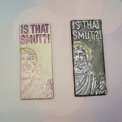 Is that? religious bookmark white