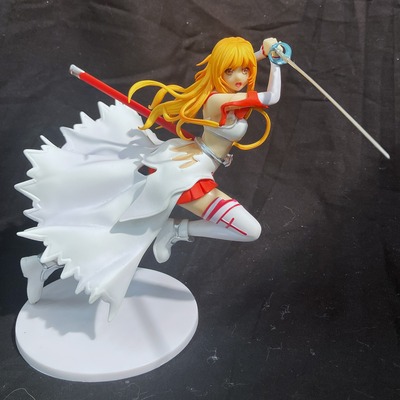 Otaku box exclusive - sword art online - asuna yuuki fighting figure