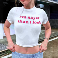 I'M GAYER THAN I LOOK TOP - Thumbnail 1