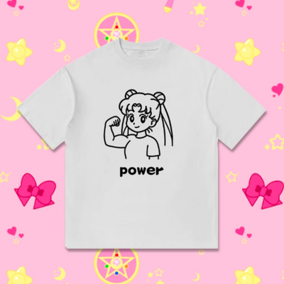 Sailor moon power tee