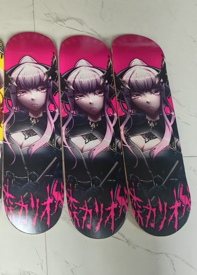 Mori Calliope Grimoire skate deck