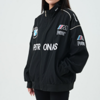 Retro-style coat jacket baseball jacket - Thumbnail 5