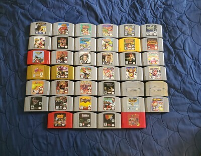 Nintendo 64 N64 Video Game Cartridge Collection Variety Bundle