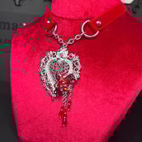 [3 COLORS] SACRED HEART necklace - Thumbnail 2