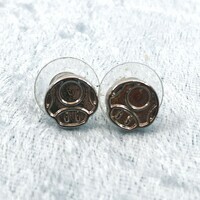 Mario's Mushroom People Silver Stud Earrings - Thumbnail 1