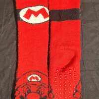 NEW Winter Mario Grippy Socks - Thumbnail 1