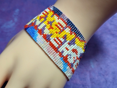 Pixel Bracelet - Galaxy Guy