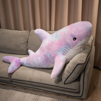 Shark throw pillow plush toy - Thumbnail 1